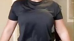 tiktok girl jumps to get naked