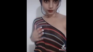 Beautiful & sexy teen girl raagini showing her boobs,18+ adult tik tok part 3