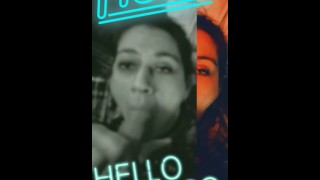 Blowjob with cheek pops tiktok