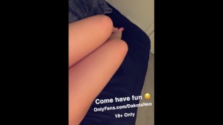 Naughty Snapchat COMPILATION – Horny THICK Girl Next Door – Dakota Neo
