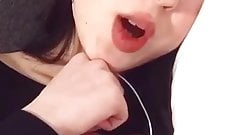 TikTok girl sexy tits