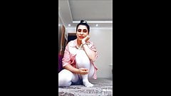 Tiktok, hot girl dancing in pantyhose leggings, tights, 2