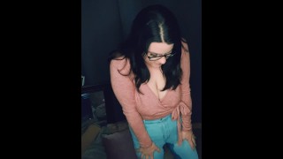 Yet another clip too sexy for TikTok, wetting myself in my jeans after a little pee pee dance